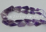 CNG5435 15*25mm - 30*45mm freeform amethyst gemstone beads