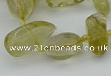 CNG5453 15.5 inches 10*14mm - 12*22mm nuggets lemon quartz beads