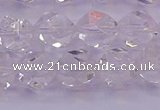 CNG5472 15.5 inches 8mm faceted nuggets white crystal beads