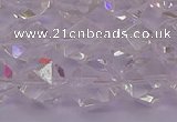 CNG5473 15.5 inches 10mm faceted nuggets white crystal beads