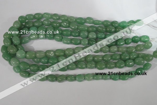 CNG551 15.5 inches 10*13mm nuggets green aventurine beads