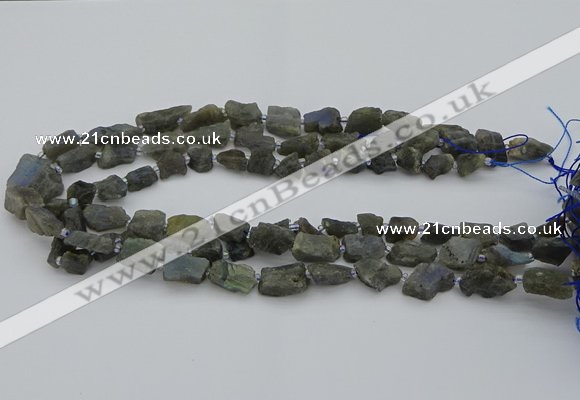 CNG5527 15.5 inches 6*8mm - 10*15mm nuggets labradorite beads