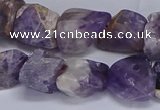 CNG5532 15.5 inches 10*14mm - 12*16mm nuggets dogtooth amethyst beads