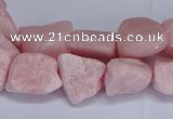 CNG5536 15.5 inches 10*14mm - 12*16mm nuggets Chinese pink opal beads