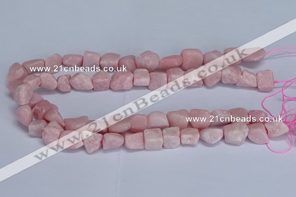 CNG5536 15.5 inches 10*14mm - 12*16mm nuggets Chinese pink opal beads