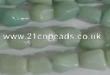 CNG554 15.5 inches 6*8mm nuggets amazonite gemstone beads