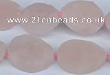 CNG5560 15.5 inches 12*16mm - 18*22mm freeform rose quartz beads