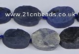 CNG5564 15.5 inches 12*16mm - 18*22mm freeform blue dumortierite beads