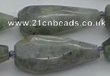 CNG5642 15.5 inches 15*35mm - 18*45mm faceted teardrop labradorite beads