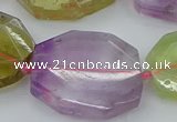 CNG5688 20*30mm - 35*45mm faceted freeform mixed quartz beads