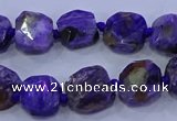 CNG5711 15.5 inches 10*14mm - 12*15mm faceted freeform charoite beads