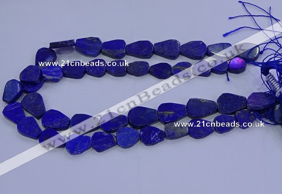 CNG5716 15.5 inches 12*16mm - 15*20mm freeform lapis lazuli beads