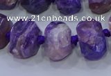 CNG5730 12*16mm - 13*18mm faceted nuggets charoite beads