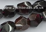 CNG5756 15.5 inches 13*18mm - 15*20mm faceted nuggets garnet beads