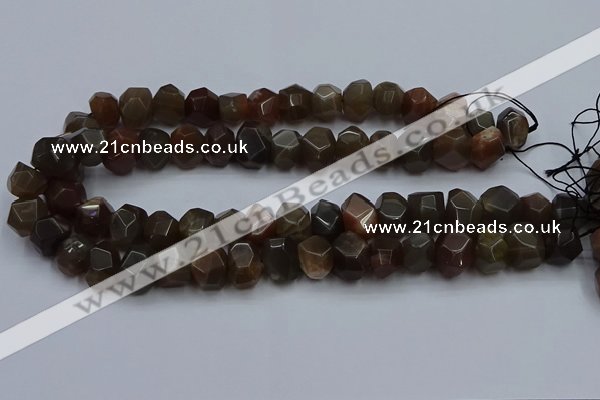 CNG5770 15.5 inches 12*16mm - 13*18mm faceted nuggets moonstone beads