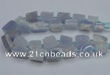 CNG5774 15.5 inches 15*20mm - 20*25mm freeform blue lace agate beads