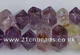 CNG5781 10*14mm - 12*16mm faceted nuggets amethyst beads