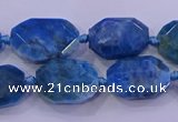 CNG5787 10*14mm - 12*16mm faceted freeform apatite beads