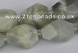 CNG5833 15.5 inches 12*16mm - 15*25mm faceted nuggets moonstone beads