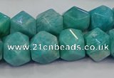 CNG5841 15.5 inches 10*12mm - 12*14mm faceted nuggets amazonite beads