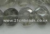 CNG5870 15.5 inches 8*12mm - 12*16mm faceted freeform cloudy quartz beads