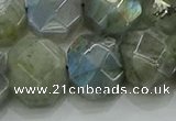 CNG5874 15.5 inches 8*12mm - 12*16mm faceted freeform labradorite beads