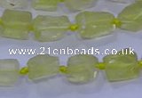 CNG5903 15.5 inches 4*6mm - 6*10mm nuggets rough lemon quartz beads