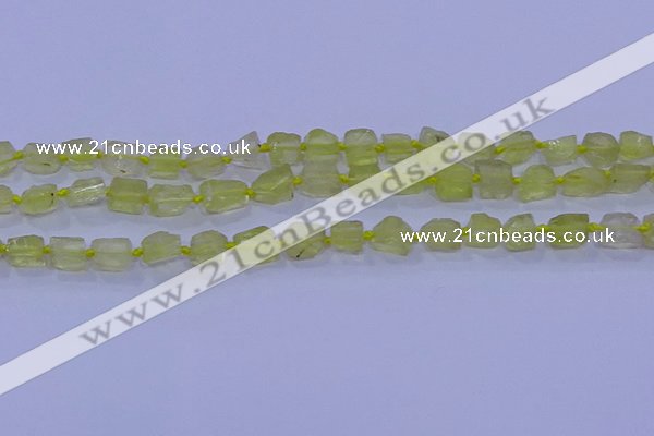 CNG5903 15.5 inches 4*6mm - 6*10mm nuggets rough lemon quartz beads