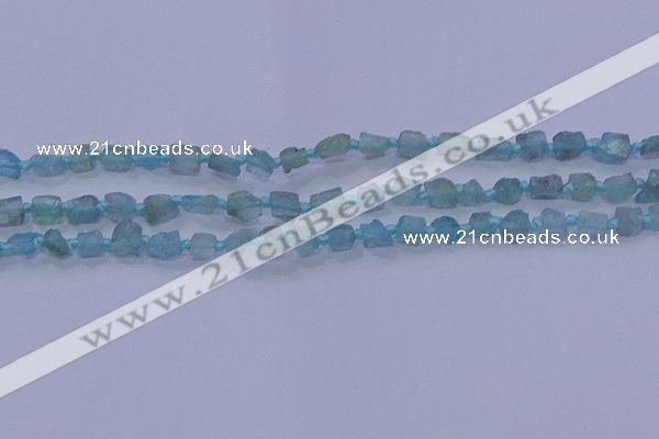 CNG5908 15.5 inches 4*6mm - 6*10mm nuggets rough light apatite beads