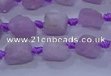 CNG5911 15.5 inches 4*6mm - 6*10mm nuggets rough kunzite beads