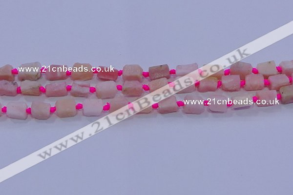 CNG5913 15.5 inches 4*6mm - 6*10mm nuggets rough pink opal beads
