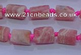 CNG5914 15.5 inches 4*6mm - 6*10mm nuggets rough rhodochrosite beads