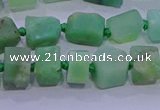 CNG5916 4*6mm - 6*10mm nuggets rough Australia chrysoprase beads