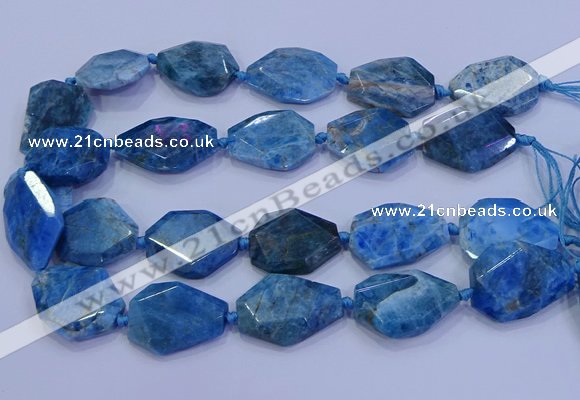 CNG5960 15.5 inches 18*25mm - 25*35mm faceted freeform apatite beads