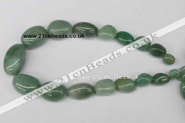 CNG60 15.5 inches 10*14mm - 20*35mm nuggets green aventurine beads