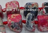 CNG6004 15.5 inches 12*16mm - 15*18mm nuggets agate beads