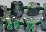 CNG6006 15.5 inches 12*16mm - 15*18mm nuggets agate beads