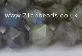 CNG6038 15.5 inches 12mm faceted nuggets labradorite beads