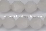 CNG6043 15.5 inches 12mm faceted nuggets white jade beads