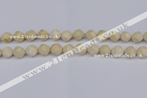 CNG6049 15.5 inches 12mm faceted nuggets jasper beads