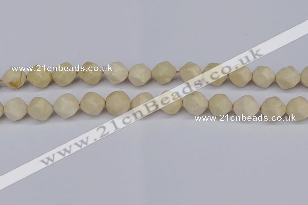 CNG6122 15.5 inches 8mm faceted nuggets jasper beads