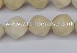 CNG6196 15.5 inches 10mm faceted nuggets jasper beads