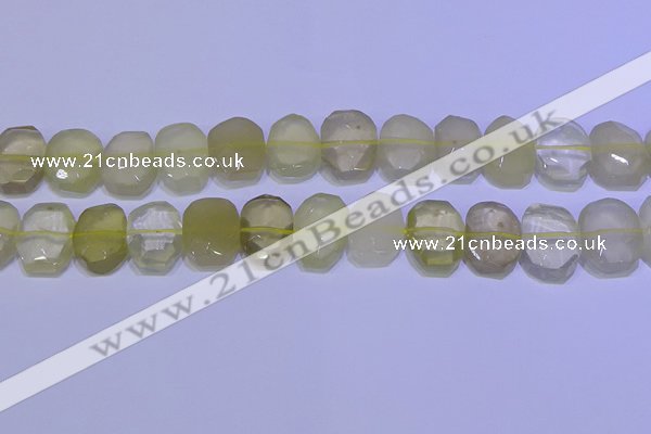 CNG6304 15.5 inches 13*18mm - 15*20mm faceted freeform lemon quartz beads