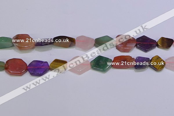 CNG6350 15.5 inches 14*18mm - 16*22mm freeform mixed gemstone beads