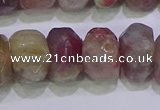 CNG6381 15.5 inches 6*14mm - 8*14mm nuggets tourmaline beads