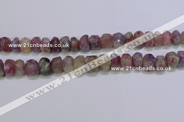 CNG6381 15.5 inches 6*14mm - 8*14mm nuggets tourmaline beads