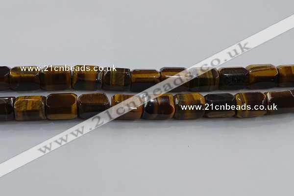 CNG6425 15.5 inches 15*20mm faceted nuggets yellow tiger eye beads