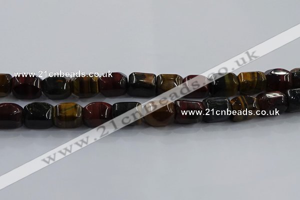 CNG6427 15.5 inches 15*20mm faceted nuggets mixed tiger eye beads