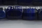 CNG6431 15.5 inches 15*20mm faceted nuggets lapis lazuli beads