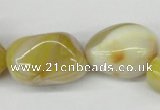 CNG65 15.5 inches 10*15mm - 20*30mm nuggets agate gemstone beads